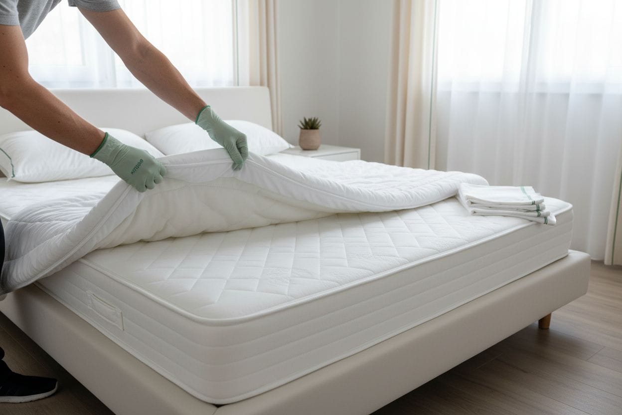 Πώς να καθαρίσετε καλύμματα στρωμάτων εύκολα και αποτελεσματικά 1 υγιεινή κάλυμμα στρώματος