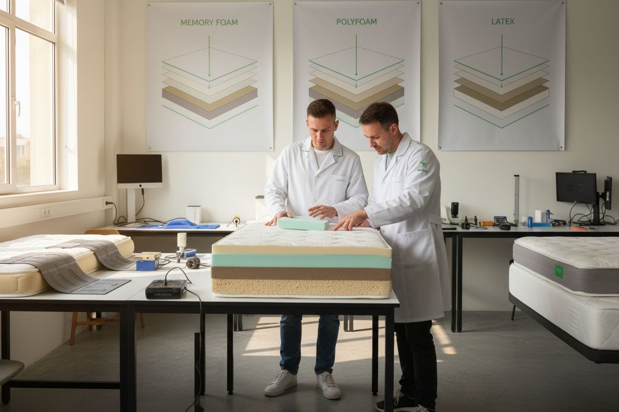 εργαστήριο στρώματα αφρού