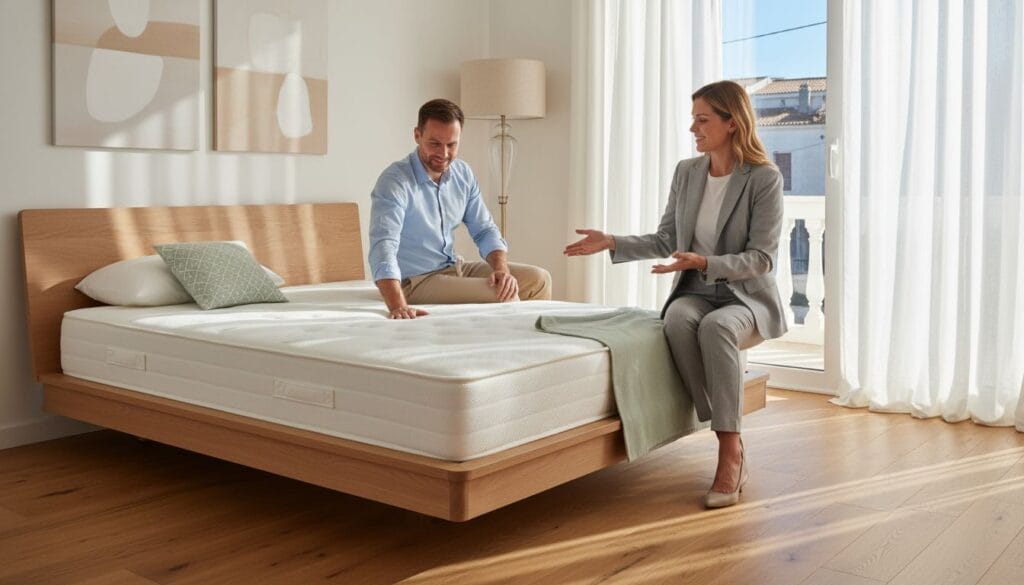 memory foam mattress showroom