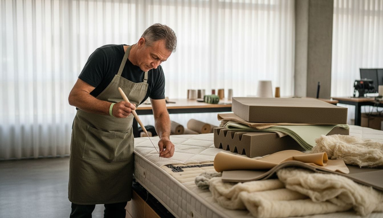 χειροποίητο στρώμα τεχνίτης