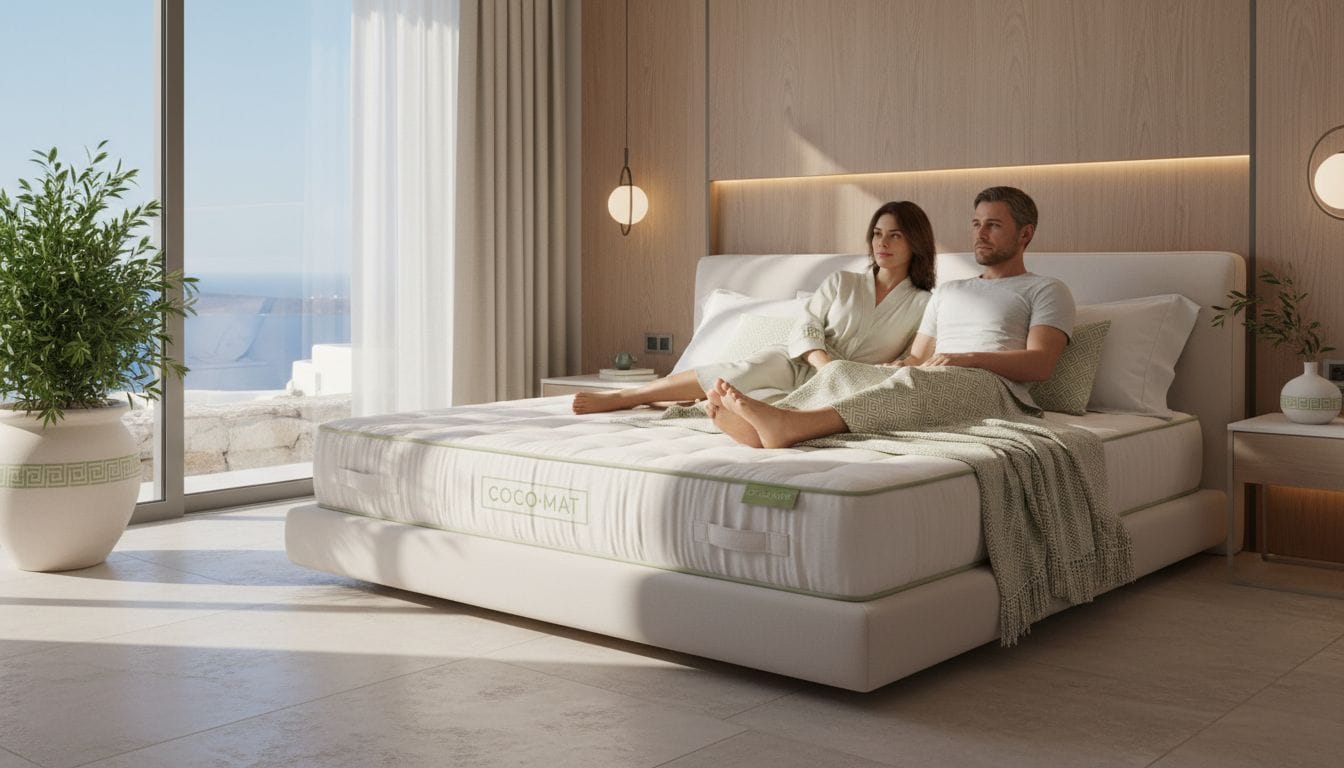 Γιατί Επιλέγω Ελληνικά Στρώματα: Ο Απόλυτος Οδηγός 1 Μοντέρνο υπνοδωμάτιο με ελληνικό στρώμα